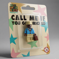 CALL ME IF YOU GET BRICKED - Brick Figure